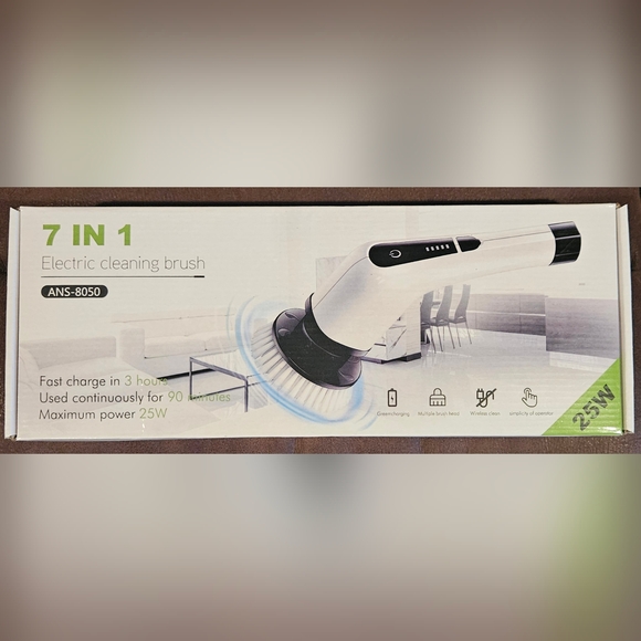 🆕️ 7-in-1 Electric Cleaning Brush 🆕️ - Picture 1 of 2